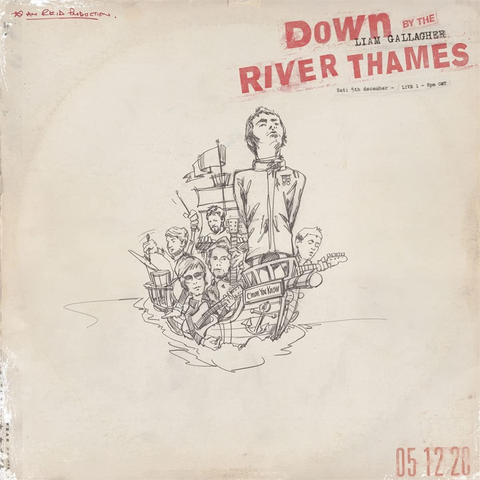 LIAM GALLAGHER - DOWN BY THE RIVER THAMES (2LP - LIVE | ARANCIONE - 2022)