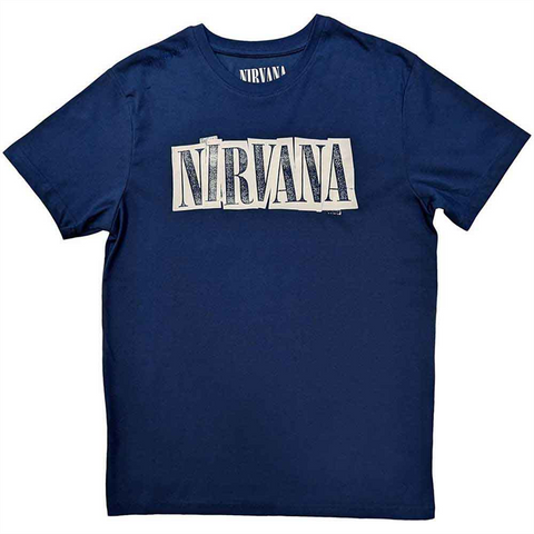NIRVANA - BOX LOGO - DENIM - (XL) - TSHIRT