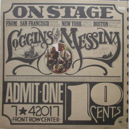 LOGGINS AND MESSINA - ON STAGE (2xLP, Album, RP)