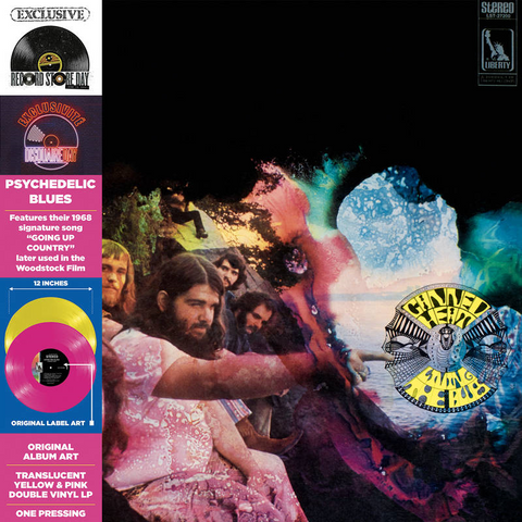 CANNED HEAT - LIVING THE BLUES (2LP - YELLOW/PINK - RSD'21)