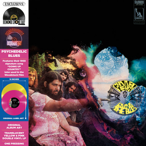 CANNED HEAT - LIVING THE BLUES (2LP - yellow/pink - RSD'21)