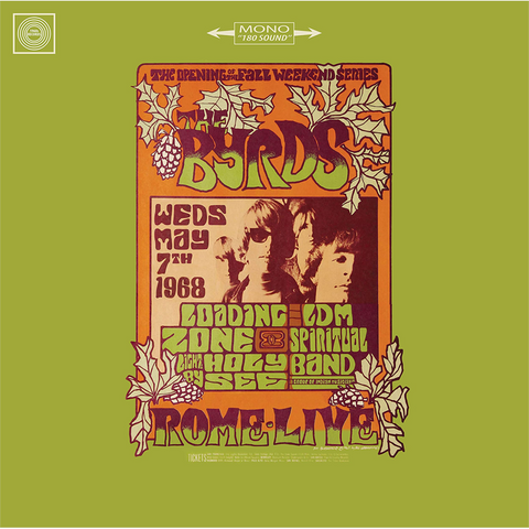 THE BYRDS - LIVE IN ROME 1968 (LP - radio broadcast - 2021)