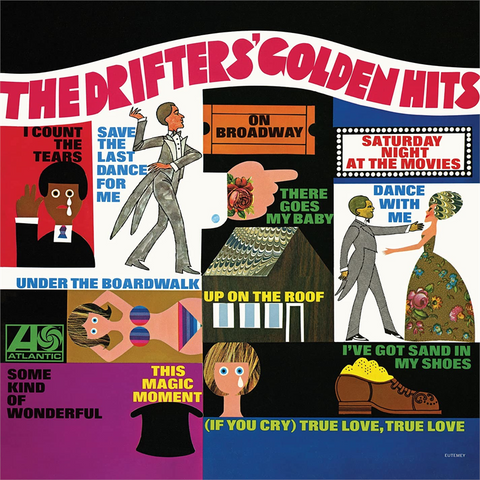 THE DRIFTERS - GOLDEN HITS (LP - REM'21 - 1968)