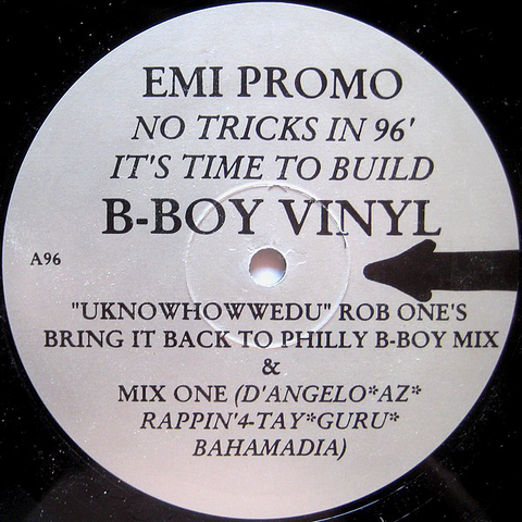 ROB ONE - EMI PROMO - NO TRICKS IN 96' IT'S TIME TO BUILD (12", Promo)