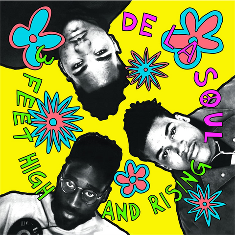 DE LA SOUL - 3 FEET HIGH AND RISING (2LP - MAGENTA | REM23 - 1989)