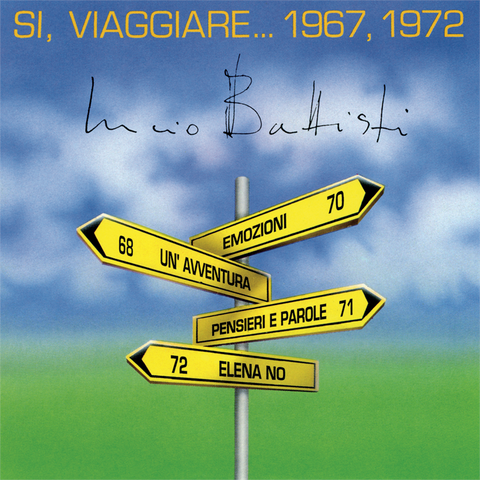 LUCIO BATTISTI - SI VIAGGIARE... 1967-1972 (1996 - BEST OF - CD GREEN | 17X17CM | LIMITED | REM23)