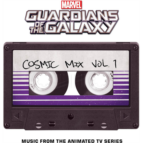 GUARDIANS OF THE GALAXY - SOUNDTRACK - COSMIC MIX vol.1 (2015 - musicassetta)