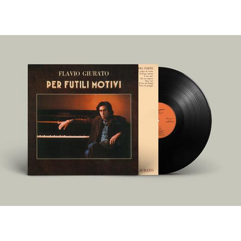 FLAVIO GIURATO - PER FUTILI MOTIVI (LP - AUTOGRAFATO | REM25 - 1978)