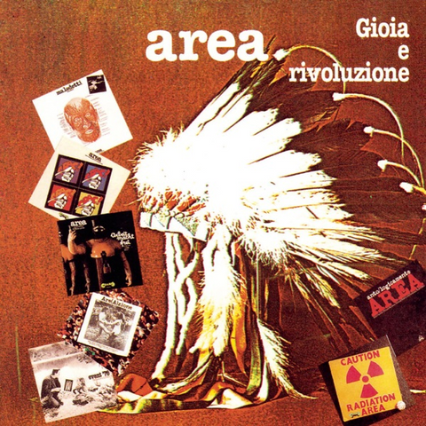 AREA - GIOIA E RIVOLUZIONE (2LP - arancione | RSD'22 | ltd.num - 1996)