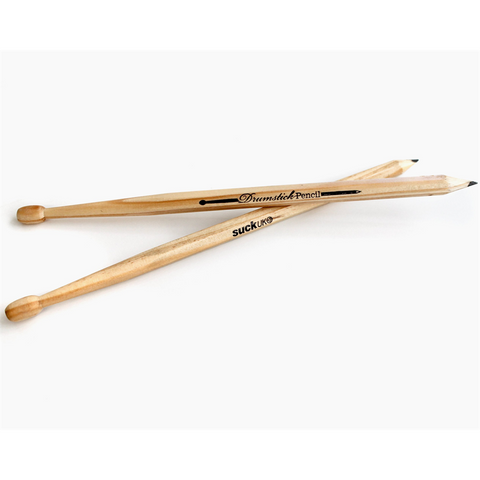 SUCK DRUMSTICK PENCILS - MATITA Bacchette batteria  - Drumstick Pencils