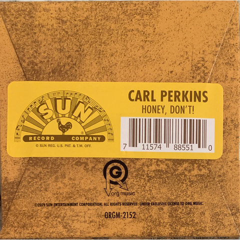 CARL PERKINS - HONEY DON'T (3'' - mini vinile)