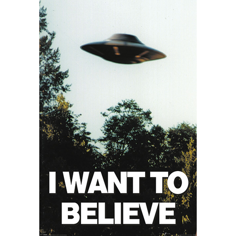X-FILES - I WANT TO BELIEVE - 184 - POSTERM 61X91,5 CM