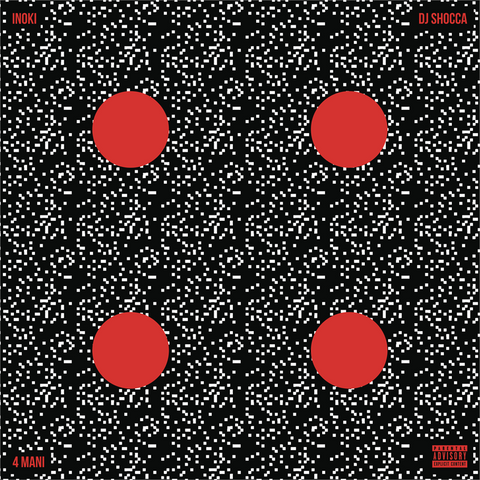INOKI & DJ SCHOCCA - 4MANI (2LP vinile colorato rosso e nero - 2022)