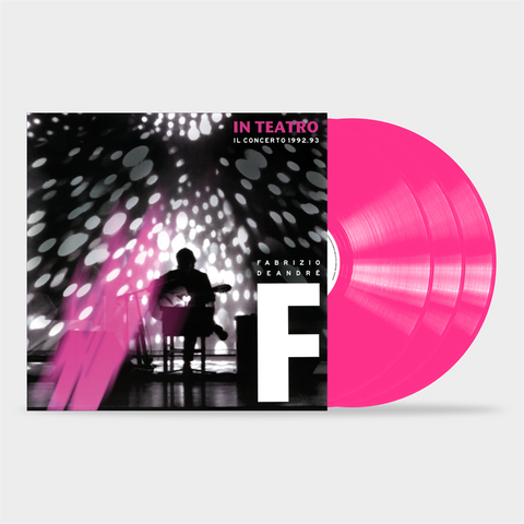 FABRIZIO DE ANDRE' - IN TEATRO + IL CONCERTO 1992-1993 (3LP - ROSA - 2023)
