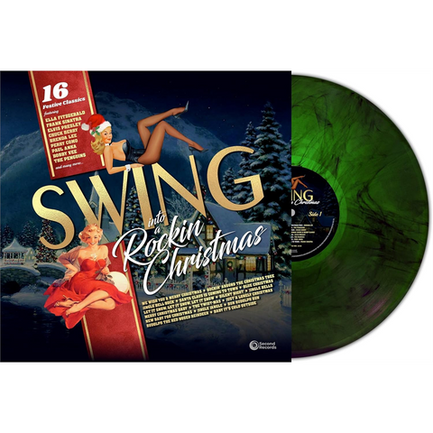 CHRISTMAS - ARTISTI VARI - SWING INTO A ROCKIN' CHRISTMAS (LP - VERDE - 2024)
