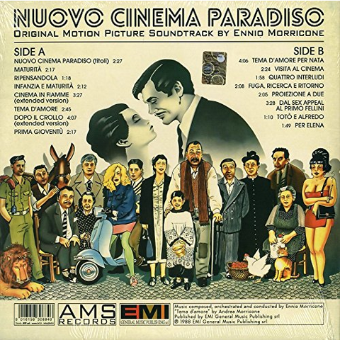 ENNIO MORRICONE ENNIO/NIC - NUOVO CINEMA PARADISO (LP - ltd)