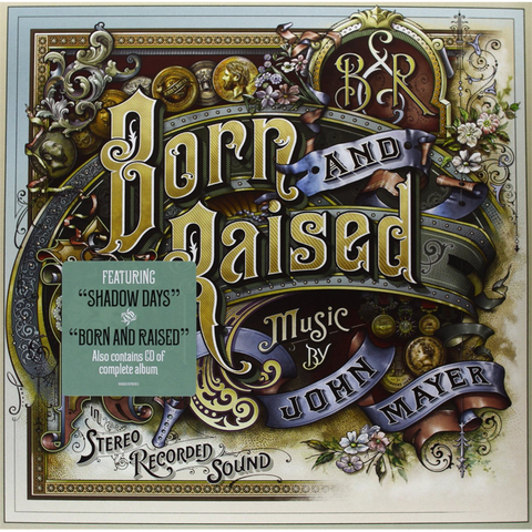 JOHN MAYER - BORN AND RAISED (LP+CD)
