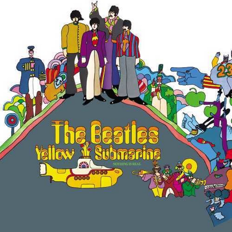 THE BEATLES - YELLOW SUBMARINE (LP - REM'12 - 1969)