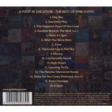 PINK FLOYD - A FOOT IN THE DOOR (2011 - THE BEST OF)