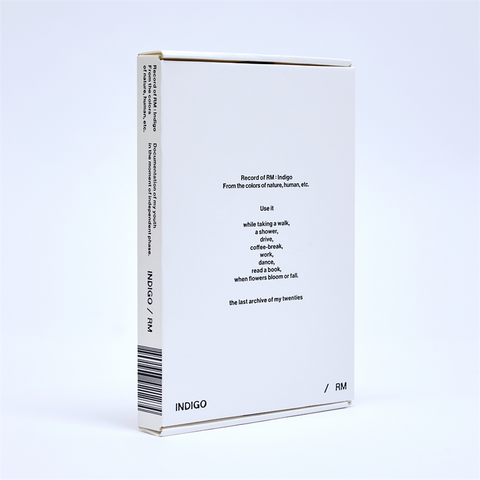 RM - BTS - INDIGO (2022 - BOOK EDITION)