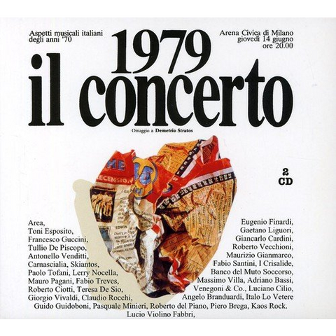 ARTISTI VARI - DEMETRIO STRATOS - 1979 IL CONCERTO OMAGGIO (2LP - red vinyl - RSD'19)