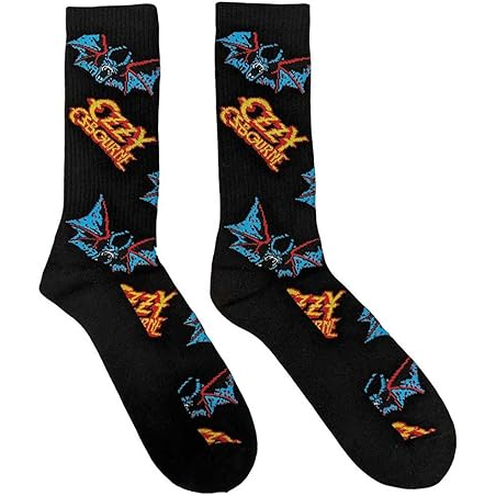 OZZY OSBOURNE - LOGOS & BATS - CALZINI / TAGLIA 40-45