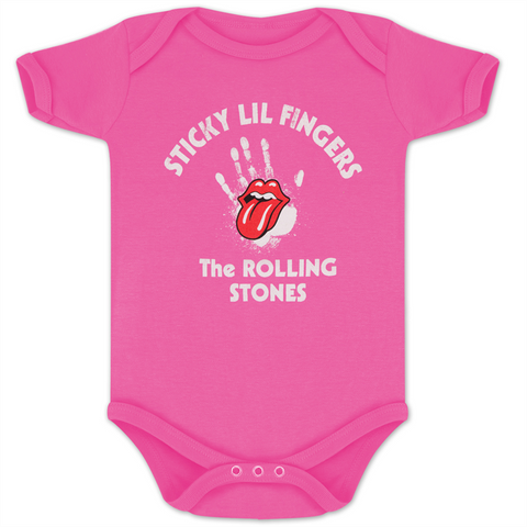 ROLLING STONES - Body - STICKY LITTLE FINGERS - pink - (24 mesi)