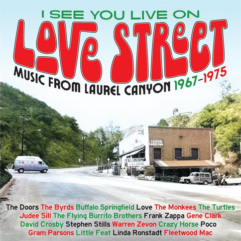 MUSIC FROM LAUREL CANYON – ARTISTI VARI - I SEE YOU LIVE ON LOVE STREET (box 3cd – 2024)