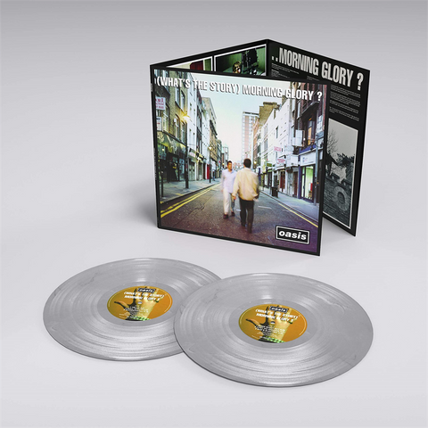 OASIS - [WHAT'S THE STORY] MORNING GLORY? (LP - 25th ann / silver vinyl - 1995)