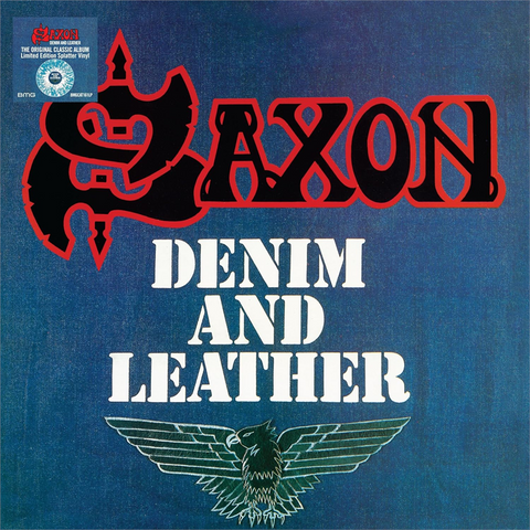 SAXON - DENIM & LEATHER (LP - rem18 - 1981)