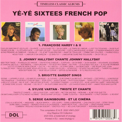 YEYE SIXTEES FRENCH POP - TIMELESS CLASSIC ALBUMS (4cd)