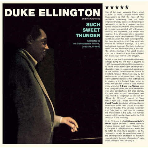 DUKE ELLINGTON - SUCH SWEET THUNDER (1957 - rem15)