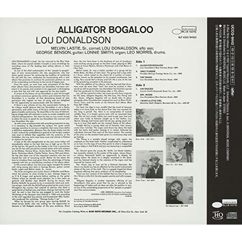 LOU DONALDSON - ALLIGATOR BOGALOO