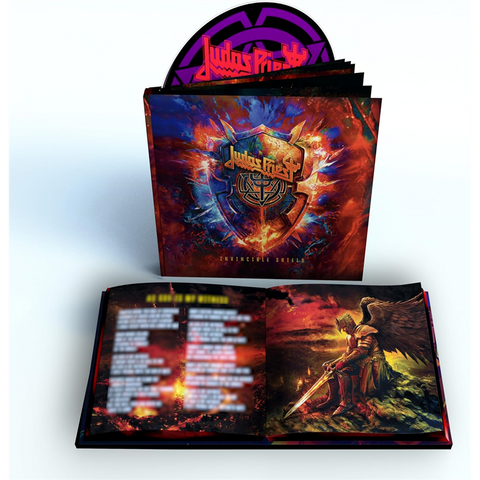 JUDAS PRIEST - INVINCIBLE SHIELD (2024 - HARD COVER BOOK | 3 BONUS TRACKS)