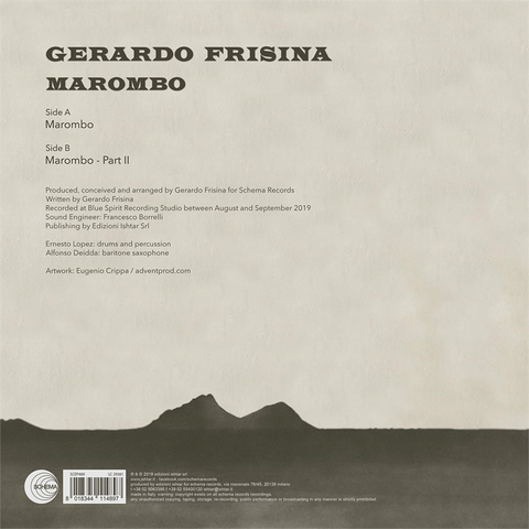 GERARDO FRISINA - MAROMBO (12" - 2019)