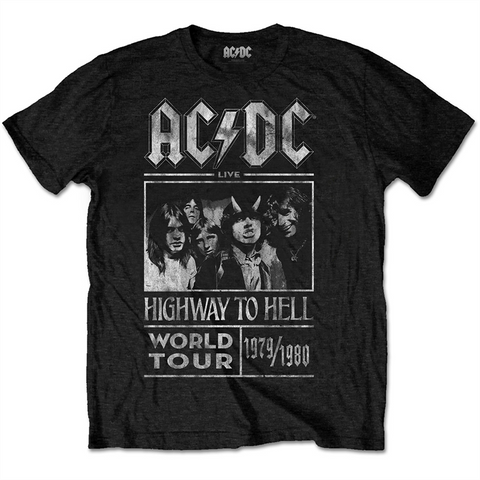 AC/DC - HIGHWAY TO HELL WORLD TOUR - nero - (XL) - tshirt