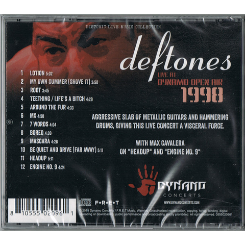 DEFTONES - DEFTONES: live at dynamo open air 1998 (2019)