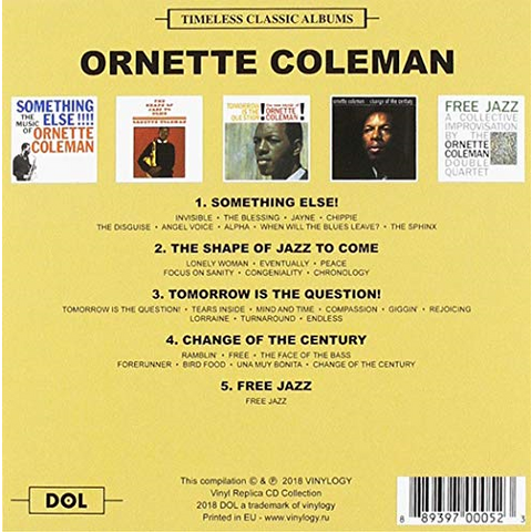 ORNETTE COLEMAN - TIMELESS CLASSIC ALBUMS (4CD)