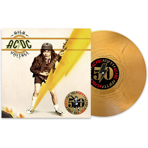AC/DC - HIGH VOLTAGE (LP - 50th ac/dc ann | gold | rem24 - 1975)