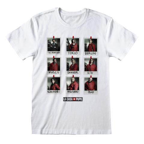 CASA DI CARTA - POLAROID - UNISEX - L - TSHIRT