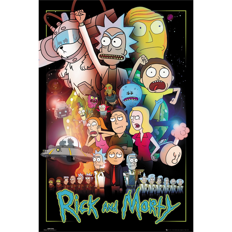 RICK AND MORTY - 677 - WARS - posterm