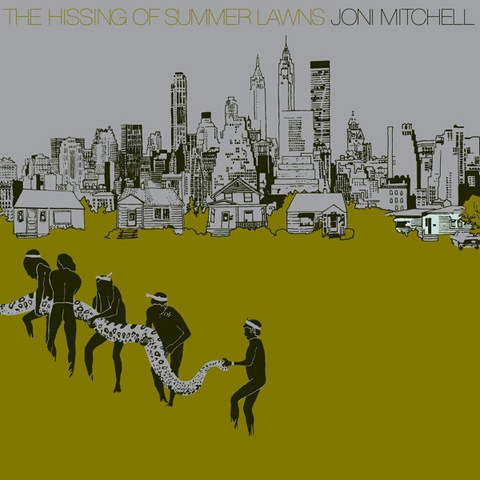 JONI MITCHELL - THE HISSING OF SUMMER LAWNS (LP - indie only | rem23 - 1975)
