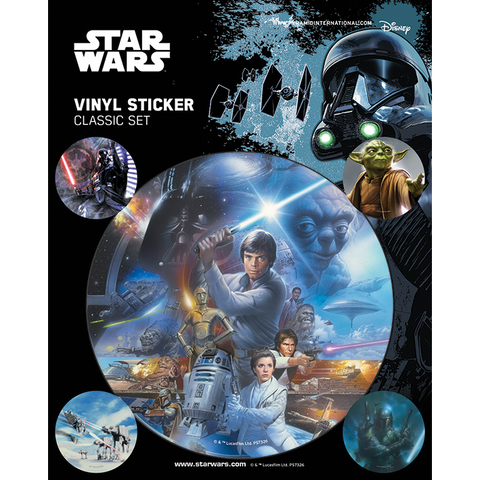 STAR WARS - CLASSIC - adesivi vinile / stickers pack