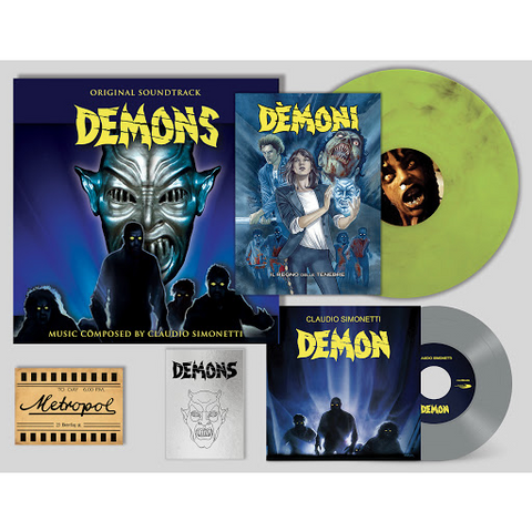 CLAUDIO SIMONETTI - DEMONS (LP+7'' - 35TH ANN | CLRD - MEMORABILIA - BOX EDITION | REM20 - 1985)