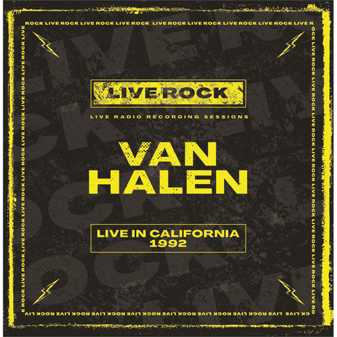 VAN HALEN - LIVE ROCK: california 1992 (2LP – 2022)