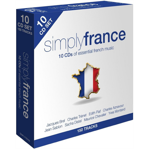 SIMPLY FRANCE – ARTISTI VARI - SIMPLY - FRANCE (10CD BOX SET – 2013)