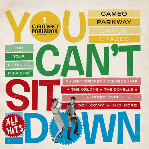 ARTISTI VARI - YOU CAN'T SIT DOWN: cameo parkway dance crazes (2LP - yellow - RSD'21)