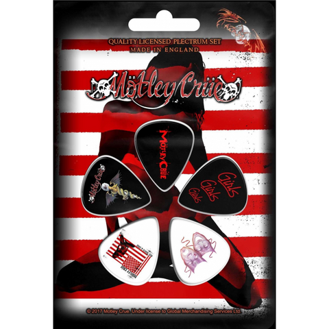 MOTLEY CRUE - RED, WHITE & CRUE (SET PLETTRI)