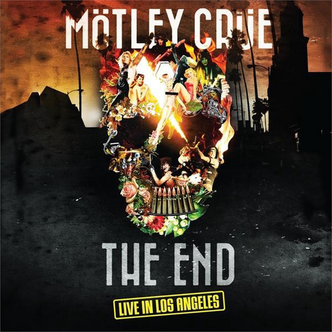 MOTLEY CRUE - THE END LIVE IN L.A.  (2LP+dvd - clrd - 2017)