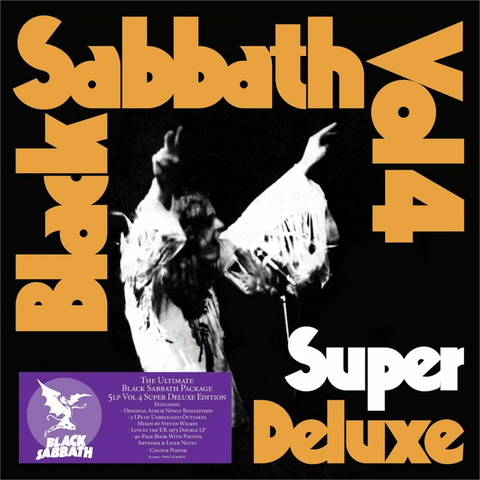 BLACK SABBATH - BLACK SABBATH VOL. 4 (5LP - super deluxe - 1972 / 2021)
